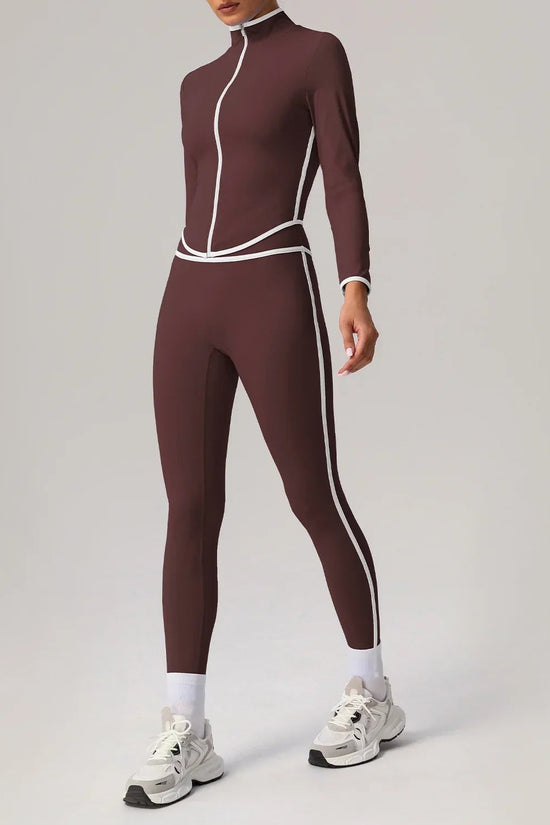 🖤 Seamless Yoga Set – High Waist, Hip-Lifting FitiqueFit