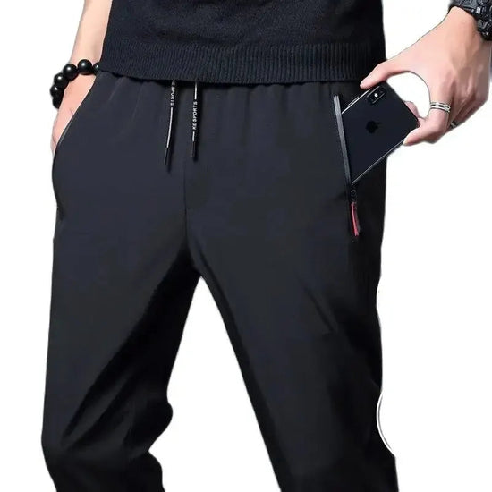 Men's Stretch Slim Fit Cargo Jogger Pants – Elastic Waist FitiqueFit