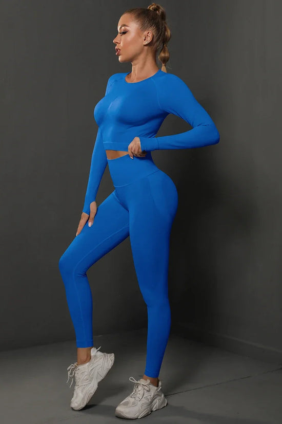 Women's Seamless Long Sleeve Yoga Top FitiqueFit