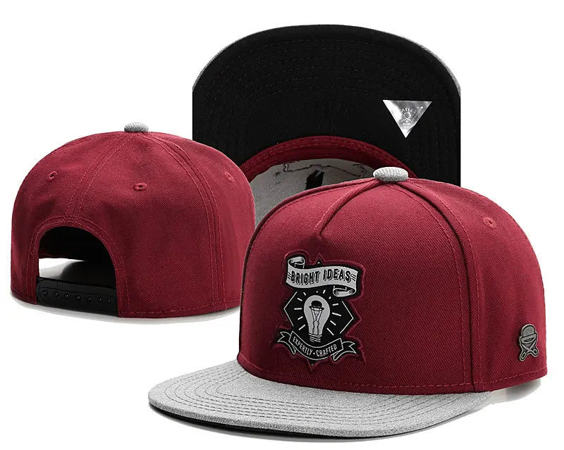 Skull Hand Snapback Hat – Flat Bill Adjustable Baseball Cap FitiqueFit