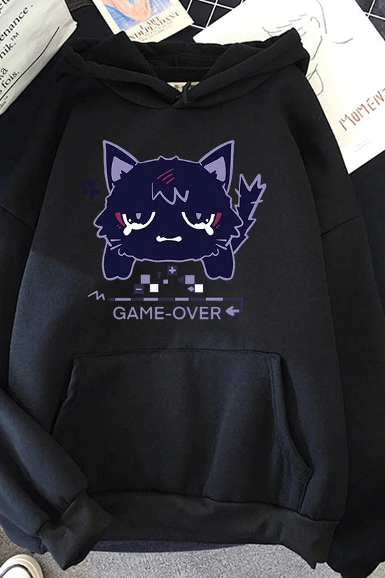 Genshin Impact Scaramouche Cat Hoodie FitiqueFit