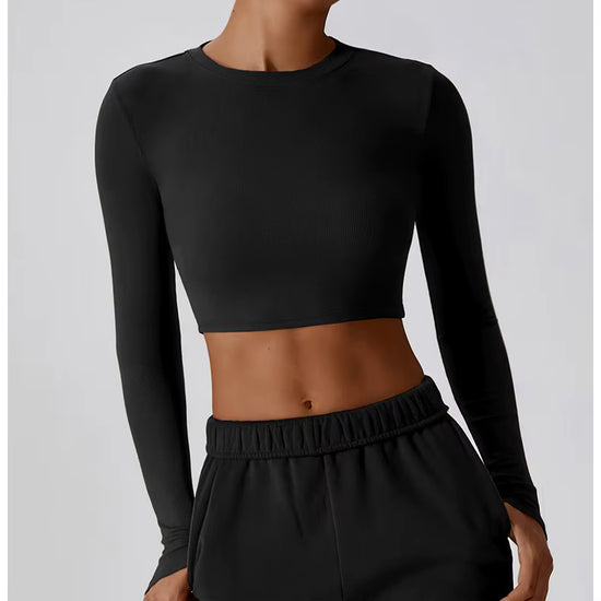 🧘‍♀️ Women’s Slim Fit Long Sleeve Yoga Top FitiqueFit
