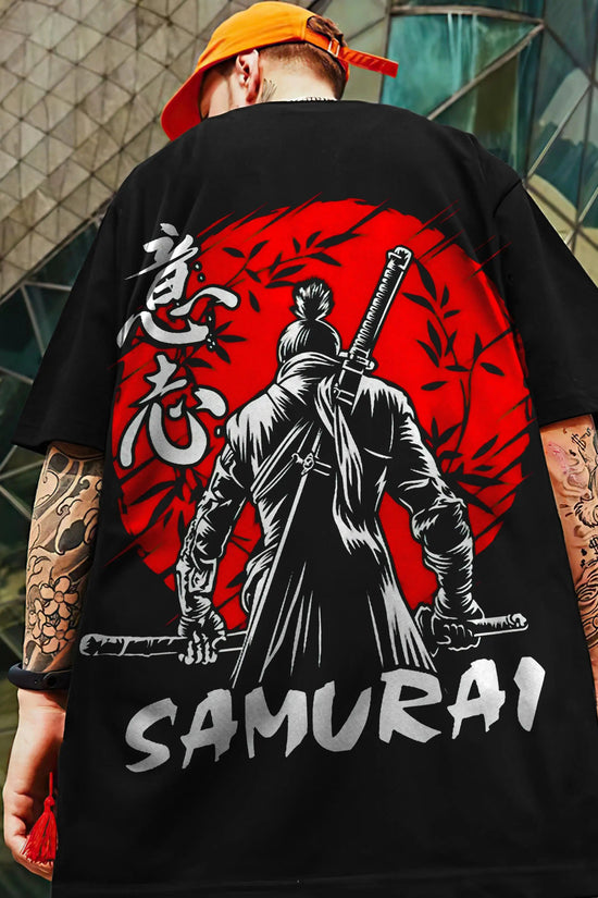 🗡️  3D Samurai Knife Print Oversized T-Shirt FitiqueFit