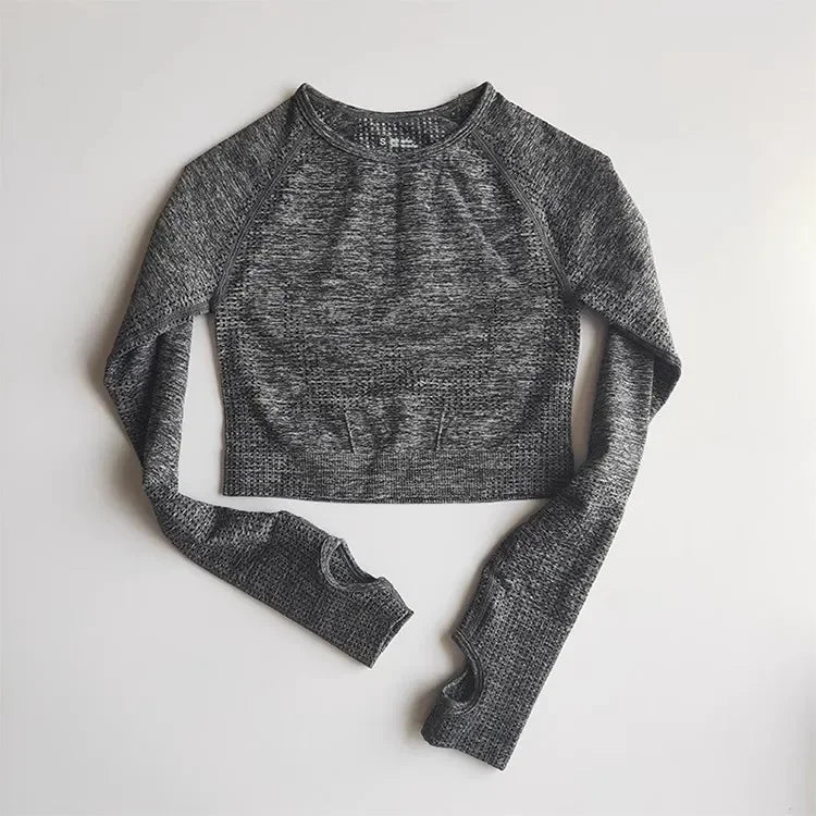 Seamless Yoga Crop Top for Women FitiqueFit