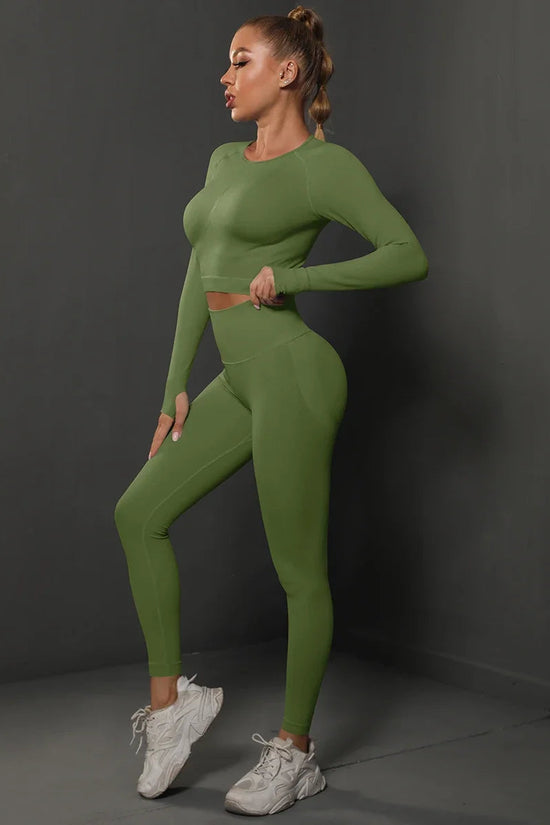 Women's Seamless Long Sleeve Yoga Top FitiqueFit