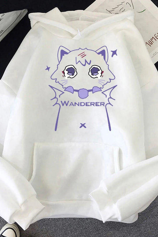 Genshin Impact Scaramouche Cat Hoodie FitiqueFit