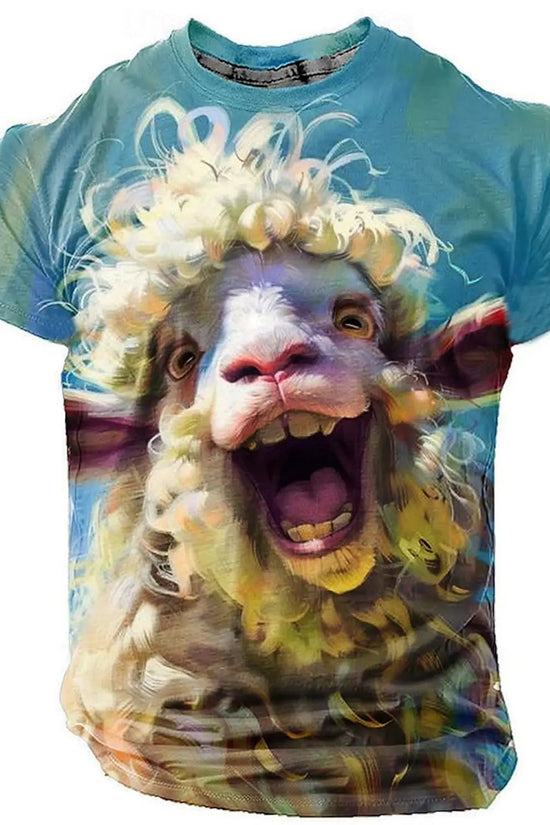 🦁  3D Animal Print Funny T-Shirt – Bold Summer Streetwear FitiqueFit