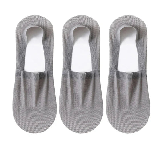 3-Pack Invisible Boat Socks – Breathable Low-Cut Socks 