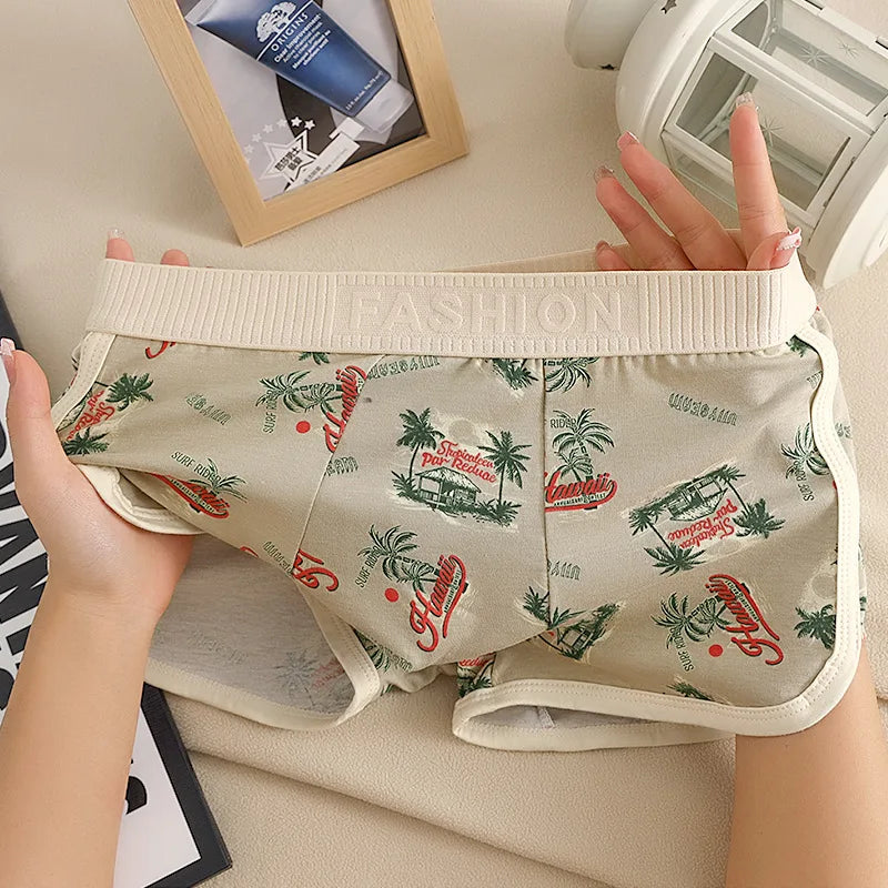 🩳 Cotton Print Men's Boxer Shorts FitiqueFit
