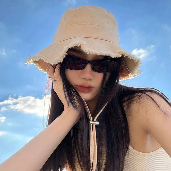 Unisex Tassel Cotton Bucket Hat FitiqueFit