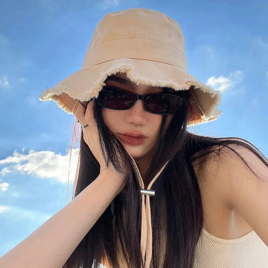 Unisex Tassel Cotton Bucket Hat FitiqueFit