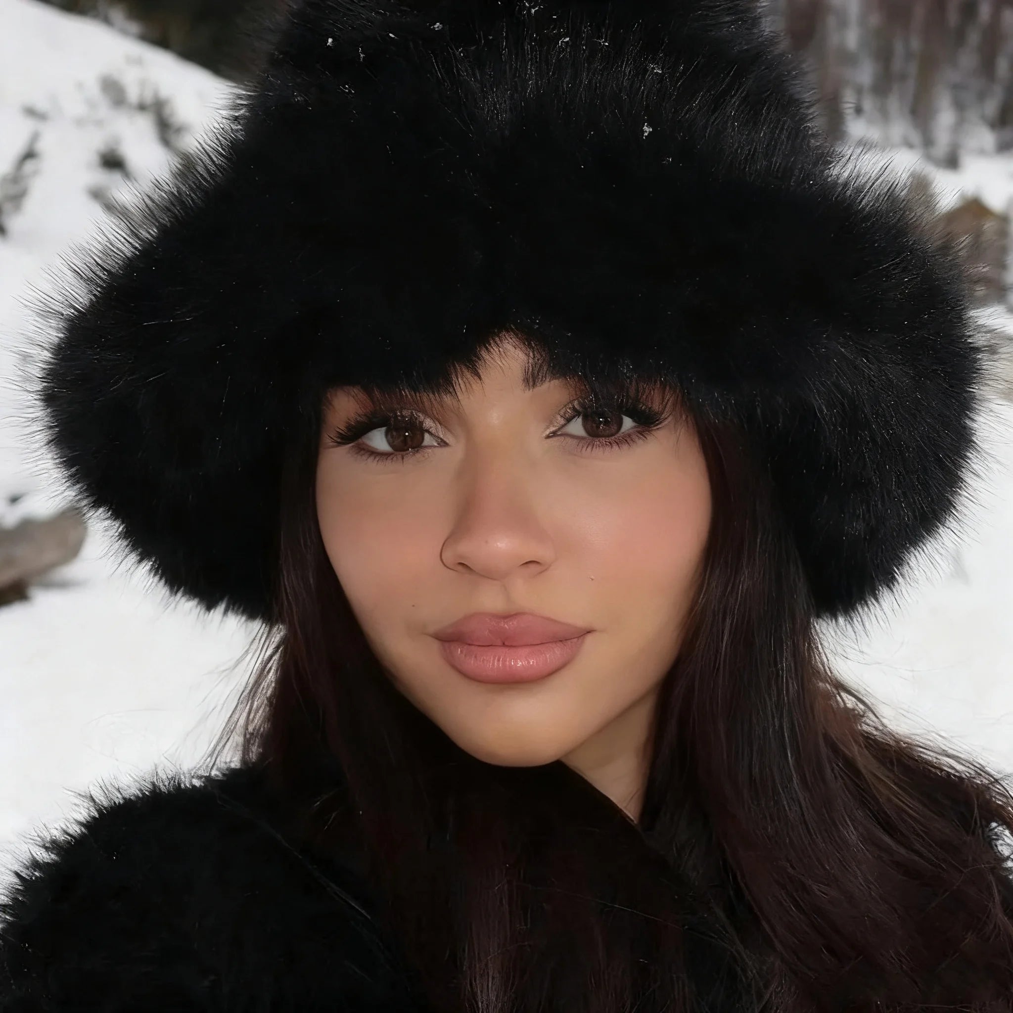 Winter New Imitation Fox Fur Fur Velvet Ladies Hat Ins Style Korean Fashion Luxury Fisherman Hat Outdoor Shopping Accessories 