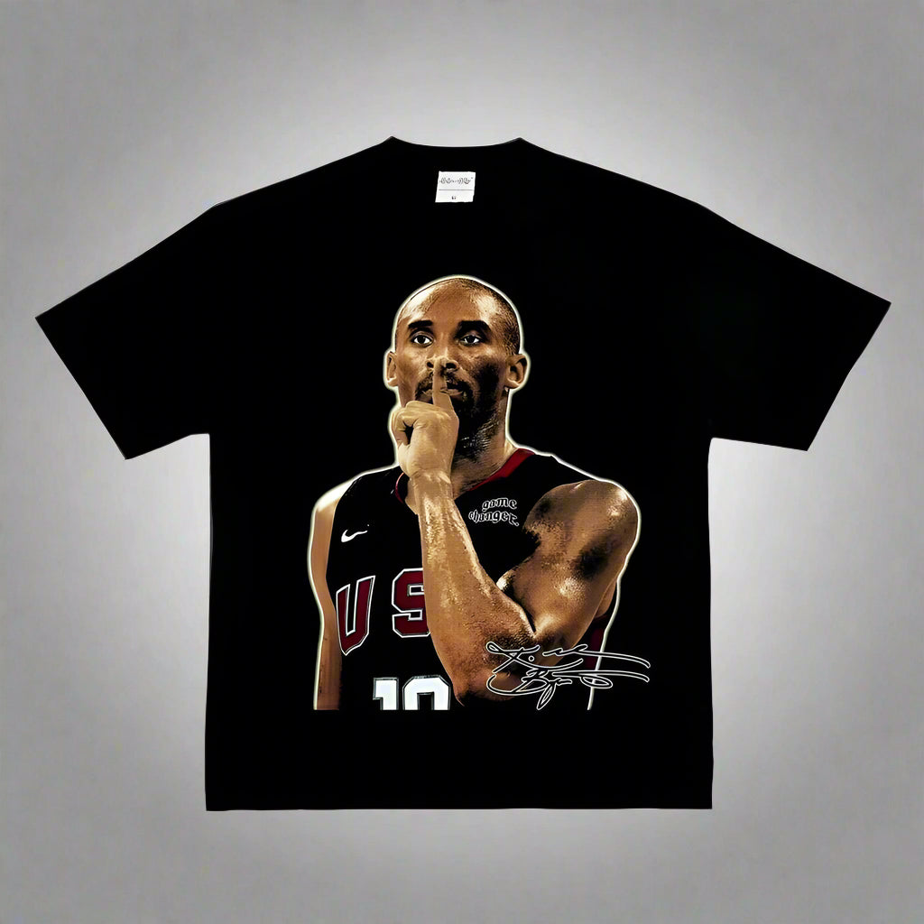 Fashion Men Women T-shirt Basketball Star American Big Head Print Short Sleeve Cotton T-Shirt Loose Street Wear Tops Clothing FitiqueFit