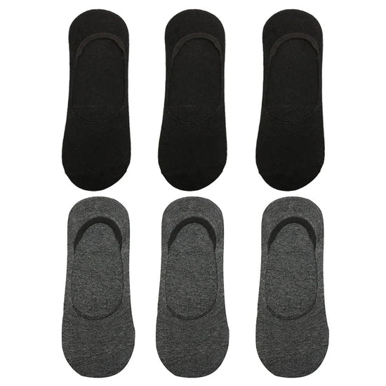 6-Pack Bamboo Invisible Low-Cut Socks | Breathable Boat Socks 