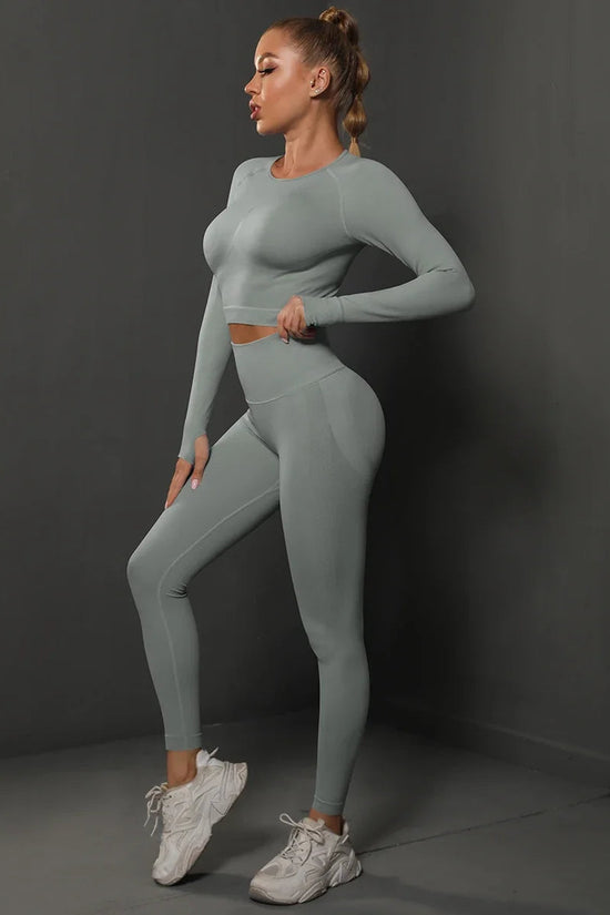 Women's Seamless Long Sleeve Yoga Top FitiqueFit