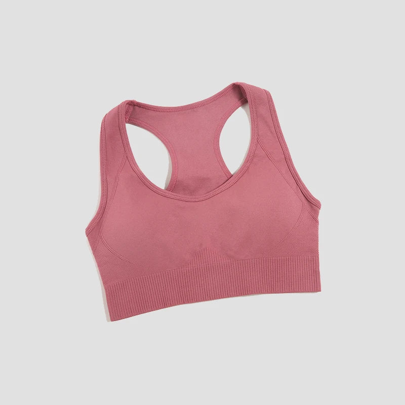 WAREBALL Tank Top Women Female Gym Yoga Bra Padded Sports Bra Removable Workout Push Up Crop Top Fitness Bra Athletic Sportswear FitiqueFit