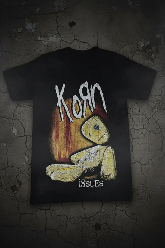 🎸 Korn 'Issues' Graphic T-Shirt – Unisex Nu-Metal Streetwear FitiqueFit