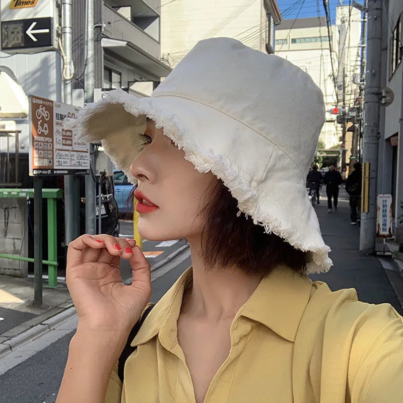 Unisex Tassel Cotton Bucket Hat FitiqueFit