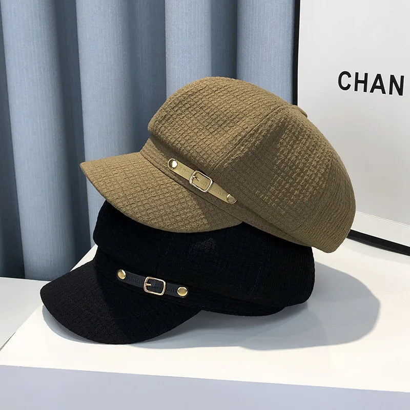 Women’s Octagonal Newsboy Beret FitiqueFit