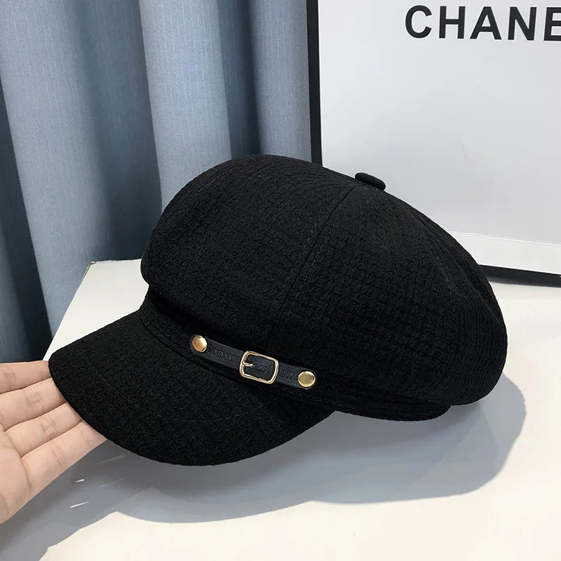 Women’s Octagonal Newsboy Beret FitiqueFit