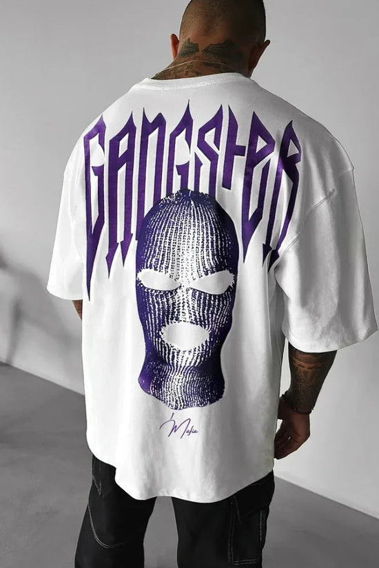 👕 Masked Persona Oversized Harajuku T-Shirt FitiqueFit