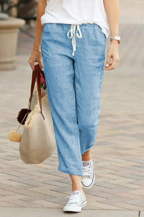 Cotton Y2K Wide Leg Pants – High Waist Streetwear Baggy Trousers FitiqueFit