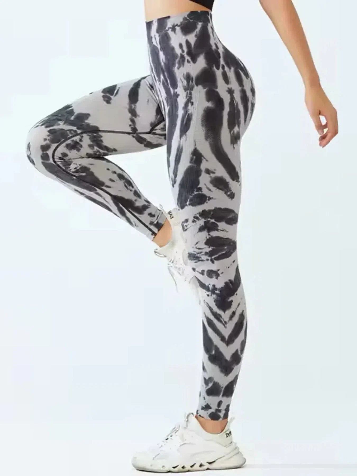 🧘‍♀️ Tie-Dye Seamless High-Waist Scrunch Butt Leggings FitiqueFit