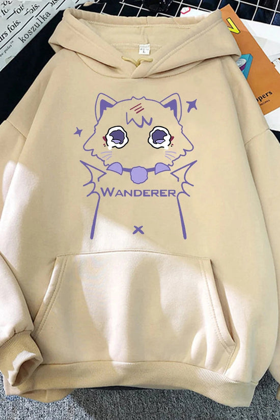 Genshin Impact Scaramouche Cat Hoodie FitiqueFit