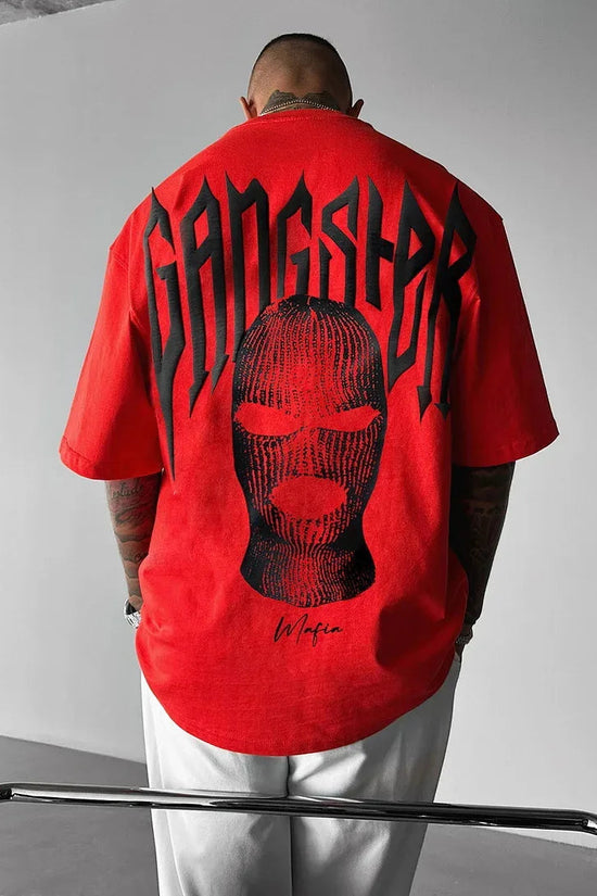 👕 Masked Persona Oversized Harajuku T-Shirt FitiqueFit