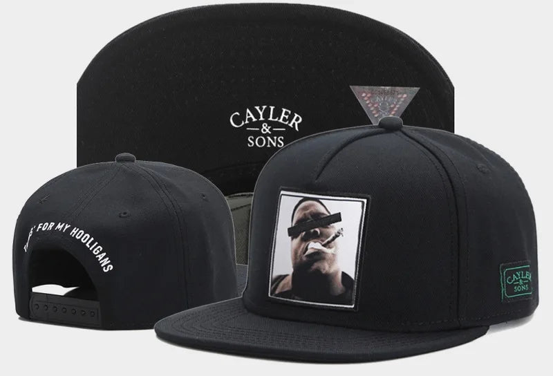 Classic Snapback Hat – Flat Bill Adjustable Baseball Cap FitiqueFit