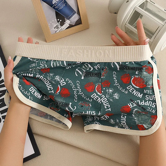🩳 Cotton Print Men's Boxer Shorts FitiqueFit