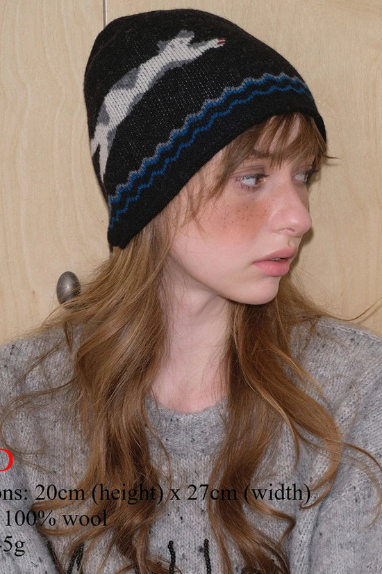 INS Real Fur Wool Winter Hats for Women Sun Animals Cartoon Warm Knit Thick Beanie Cap Solid Cover Head Sombreros De Mujer 