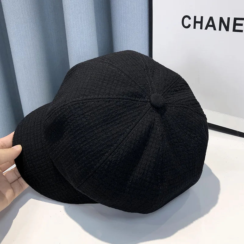 Women’s Octagonal Newsboy Beret FitiqueFit