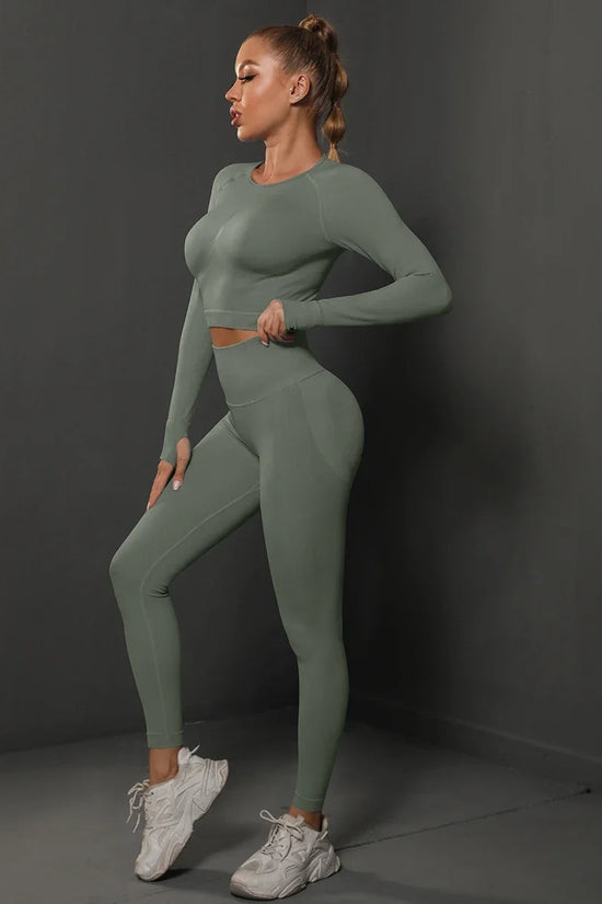 Women's Seamless Long Sleeve Yoga Top FitiqueFit