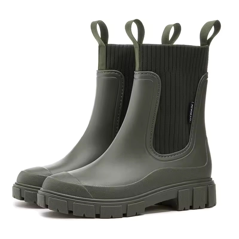 Waterproof Anti-Slip Rain Boots – Walk Dry in Any Weather 