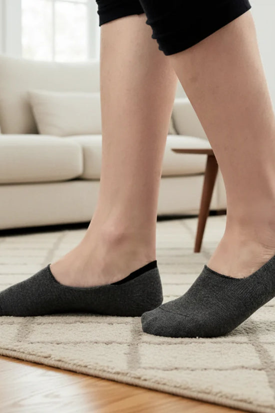 6-Pack Bamboo Invisible Low-Cut Socks | Breathable Boat Socks 