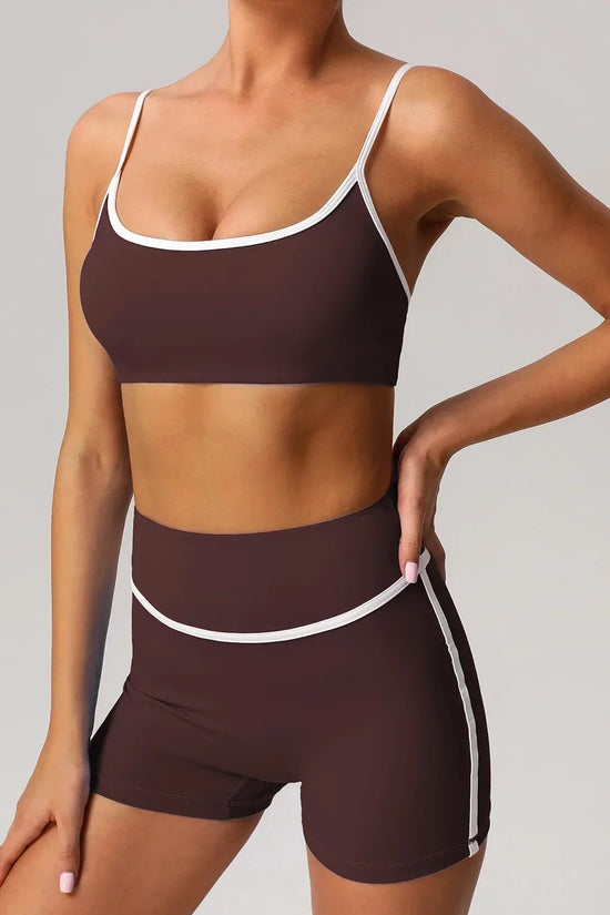 🖤 Seamless Yoga Set – High Waist, Hip-Lifting FitiqueFit