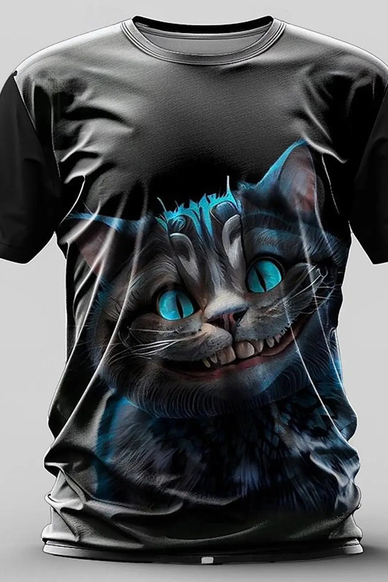 🦁  3D Animal Print Funny T-Shirt – Bold Summer Streetwear FitiqueFit