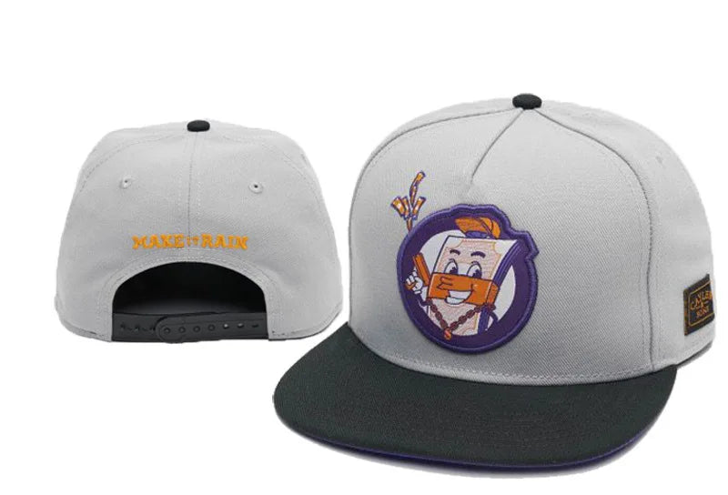 Classic Snapback Hat – Flat Bill Adjustable Baseball Cap FitiqueFit