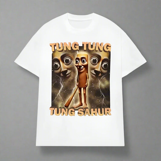 Tung Tung Tung Sahur Meme T-Shirt FitiqueFit
