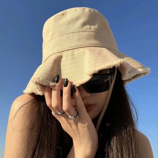 Unisex Tassel Cotton Bucket Hat FitiqueFit