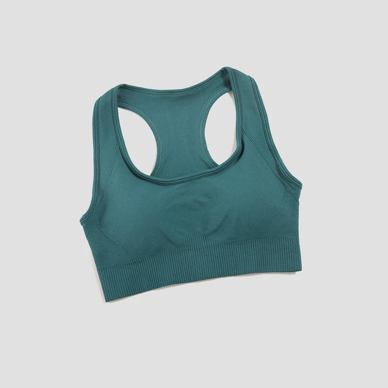 WAREBALL Tank Top Women Female Gym Yoga Bra Padded Sports Bra Removable Workout Push Up Crop Top Fitness Bra Athletic Sportswear FitiqueFit