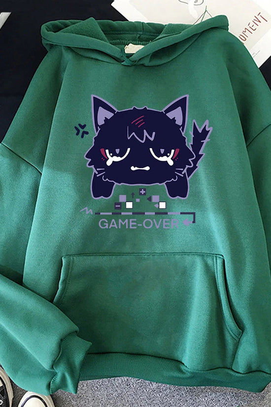 Genshin Impact Scaramouche Cat Hoodie FitiqueFit