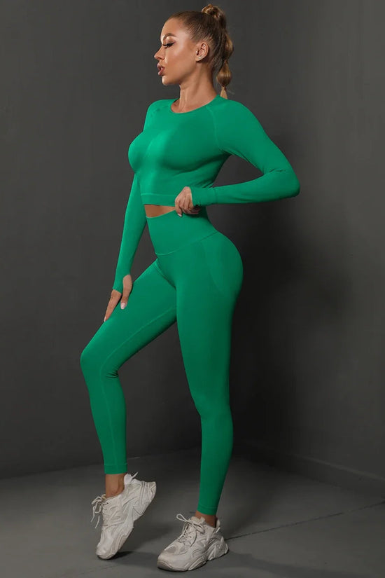 Women's Seamless Long Sleeve Yoga Top FitiqueFit