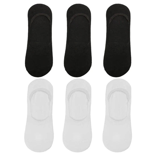 6-Pack Bamboo Invisible Low-Cut Socks | Breathable Boat Socks 