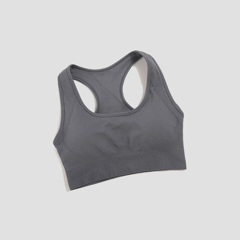 WAREBALL Tank Top Women Female Gym Yoga Bra Padded Sports Bra Removable Workout Push Up Crop Top Fitness Bra Athletic Sportswear FitiqueFit