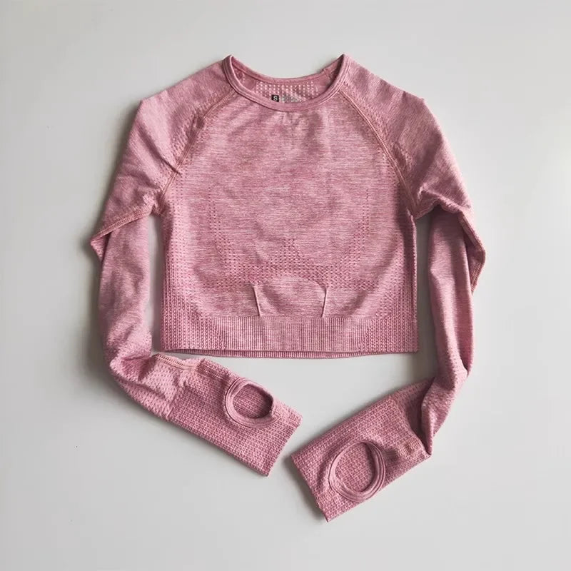 Seamless Yoga Crop Top for Women FitiqueFit