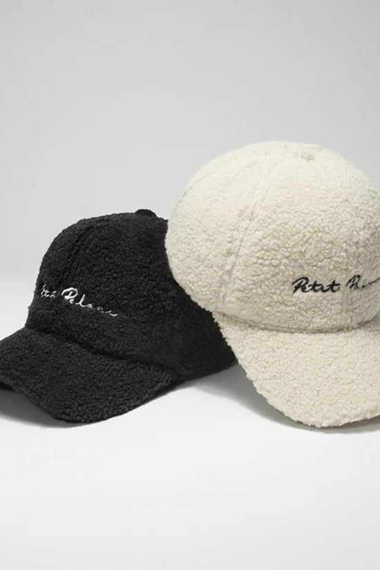 New Lamb Wool Hat for Women Autumn and Winter Korean Style Warm Sun Hat Plush Baseball Cap Winter Baseball Cap FitiqueFit