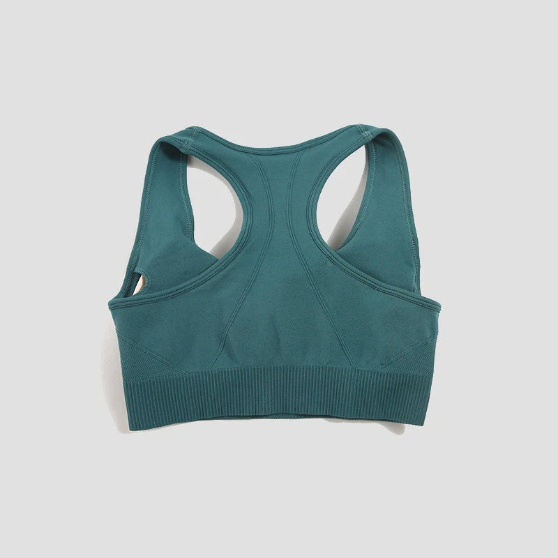 WAREBALL Tank Top Women Female Gym Yoga Bra Padded Sports Bra Removable Workout Push Up Crop Top Fitness Bra Athletic Sportswear FitiqueFit