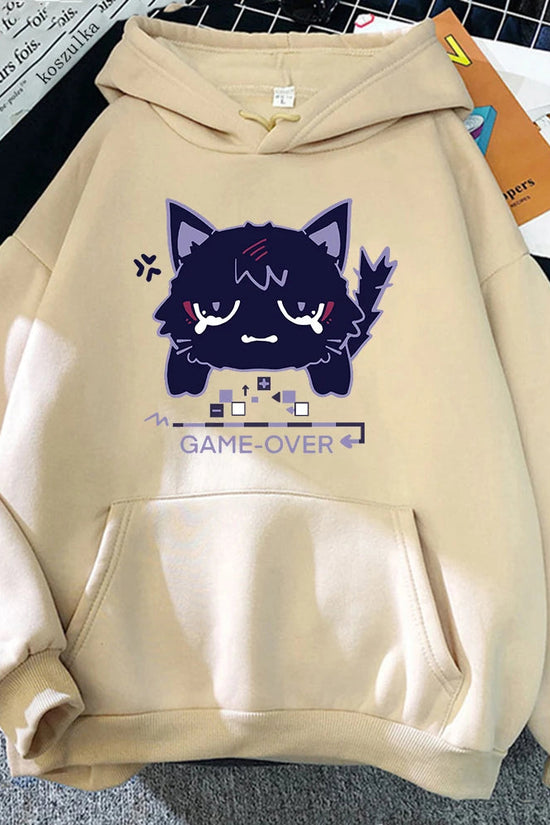 Genshin Impact Scaramouche Cat Hoodie FitiqueFit